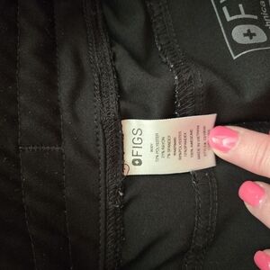 Figs Black Scrub Pants